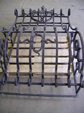 Wrought-iron grate in a provincial mansion…