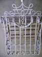 Wrought-iron grate in a provincial mansion after cleaning, prepared for galvanization.